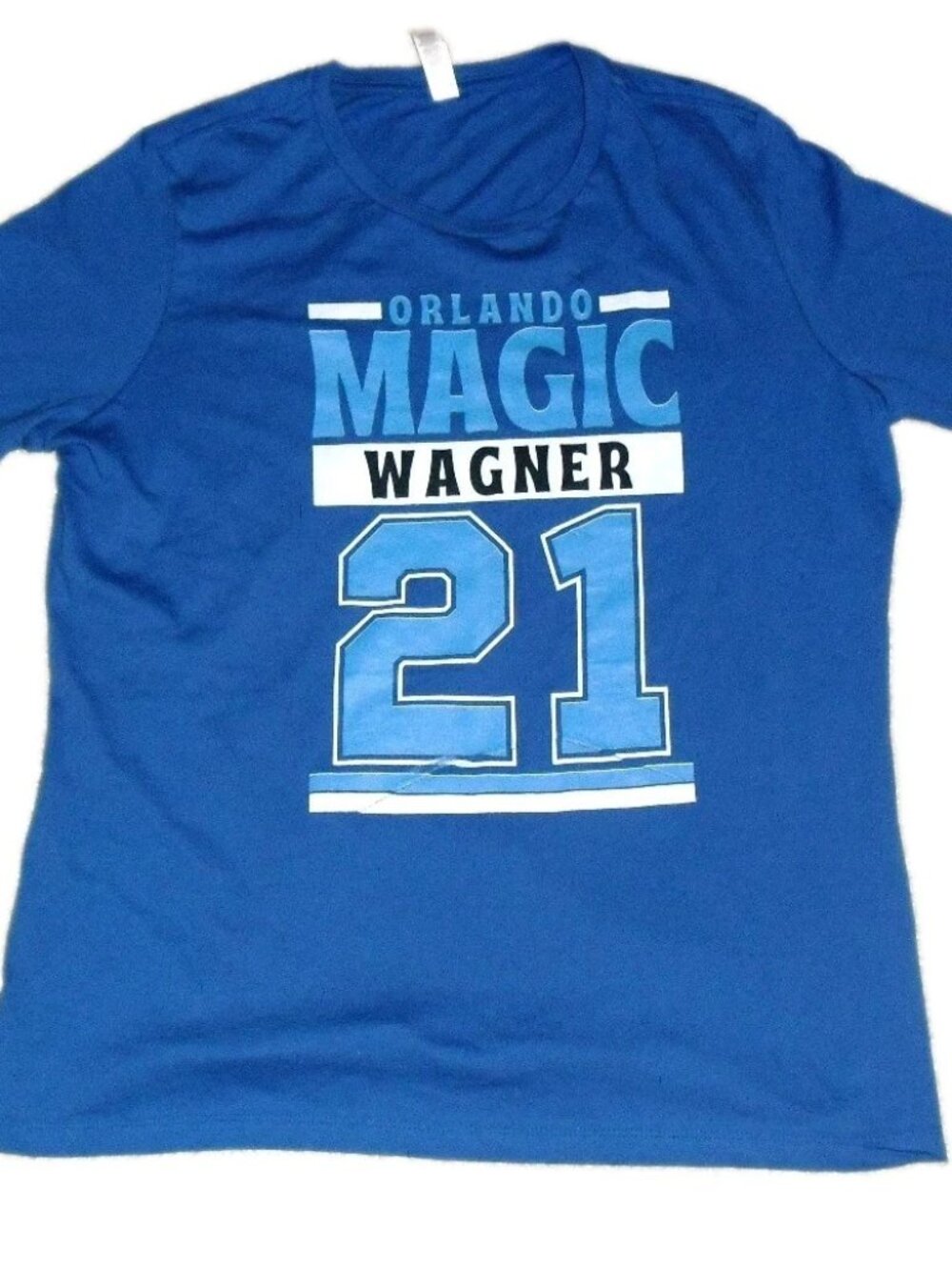 Moritz Moe Wagner Orlando Magic Mens T-shirt Sz. Large New Flaw on Print